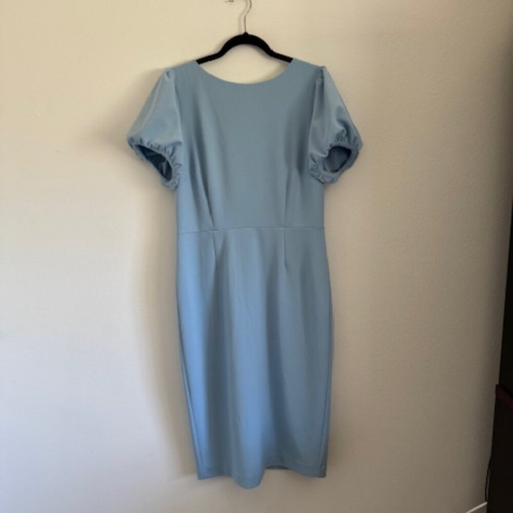 Alexia Admor New York Midi Dress Size L, Halogen Blue NWT